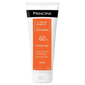 Protetor Solar FPS60 Principia PS-03 - Bisnaga com 200mL - 609963220779